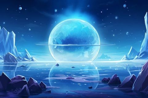 Ice Moon: Majestic Beauty 