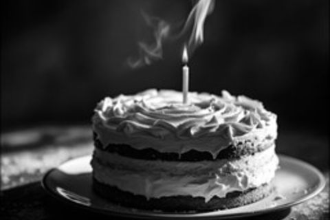 Whispers of Birthday Candle Smoke