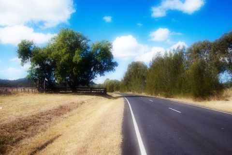 The side of the road