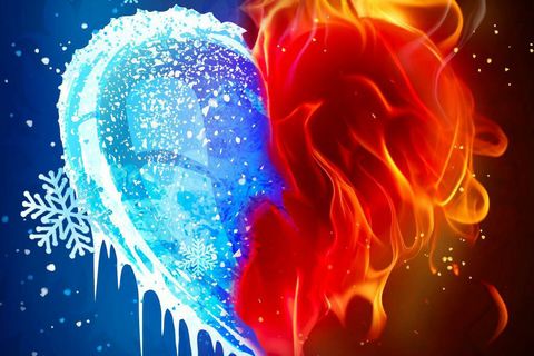 Fire and Ice: A Game of Love