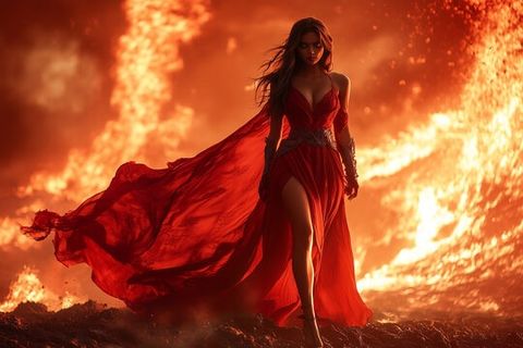 Candlelight Fire and Beauty 