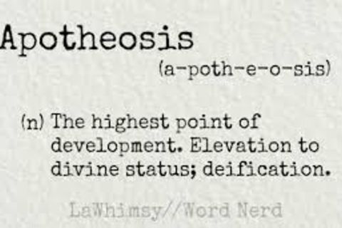 Aspiration towards elusive apotheosis of enlightenment...