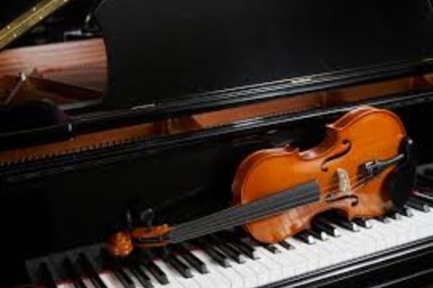 Ŵhere echoes break (for piano violin duet)
