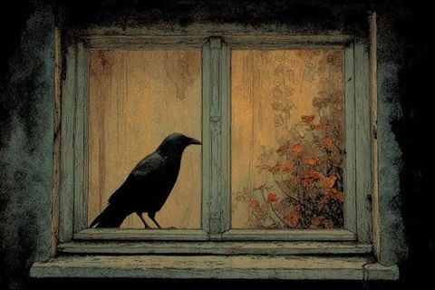 My Raven Came He Came a'Tapping 
