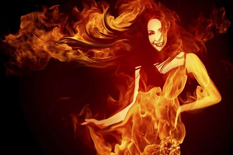 Woman of Fire: Candlelight Beauty 