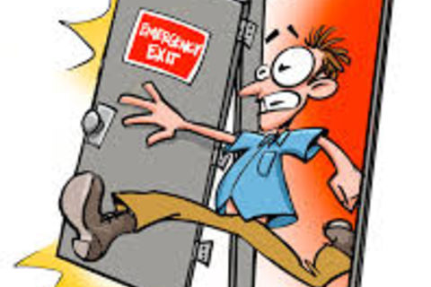 No exit allows egress...
