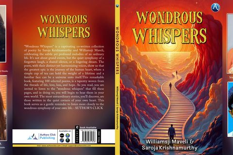WONDROUS WHISPERS - Co-write book by SAROJA KRISHNAMURTHY & WILLIAMSJI MAVELI 