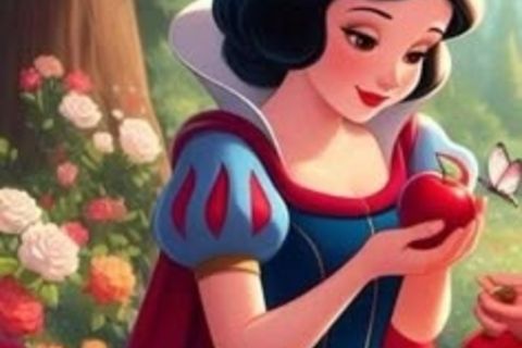 Snow White Crystal Heart 