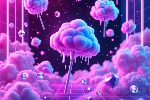 Cotton Candy Raindrops 