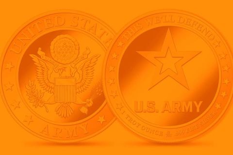 Army Gold Coin 