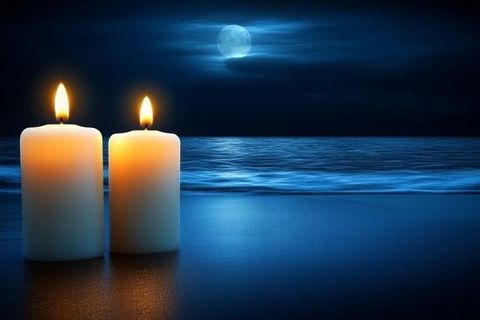 Blue Ocean Candle