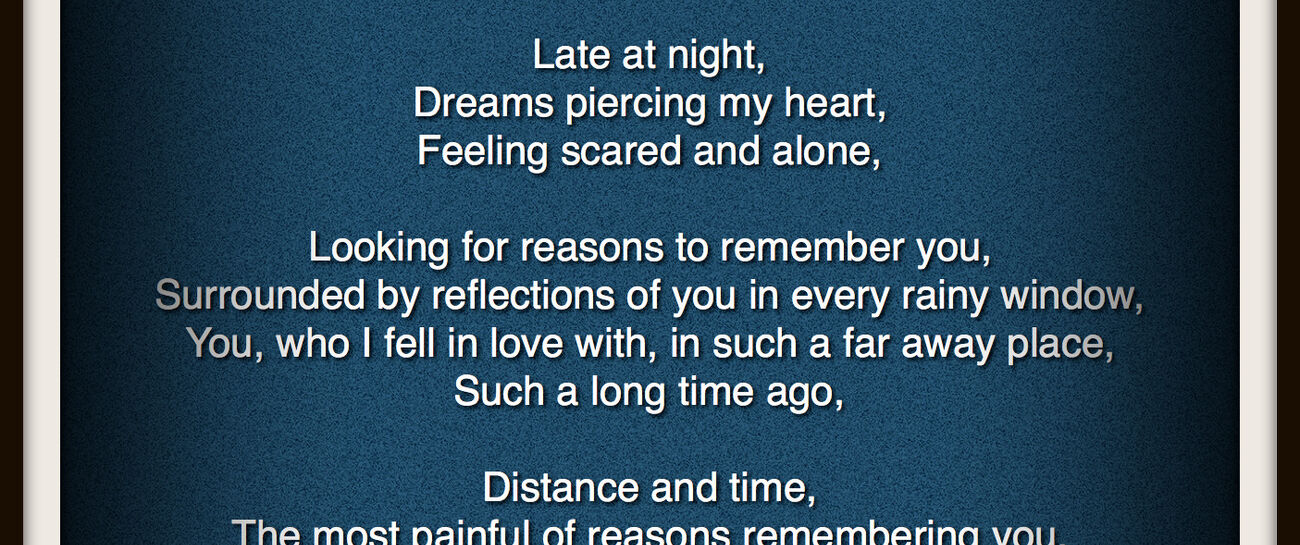 Feeling Scared and Alone Poem by Ron Chapman