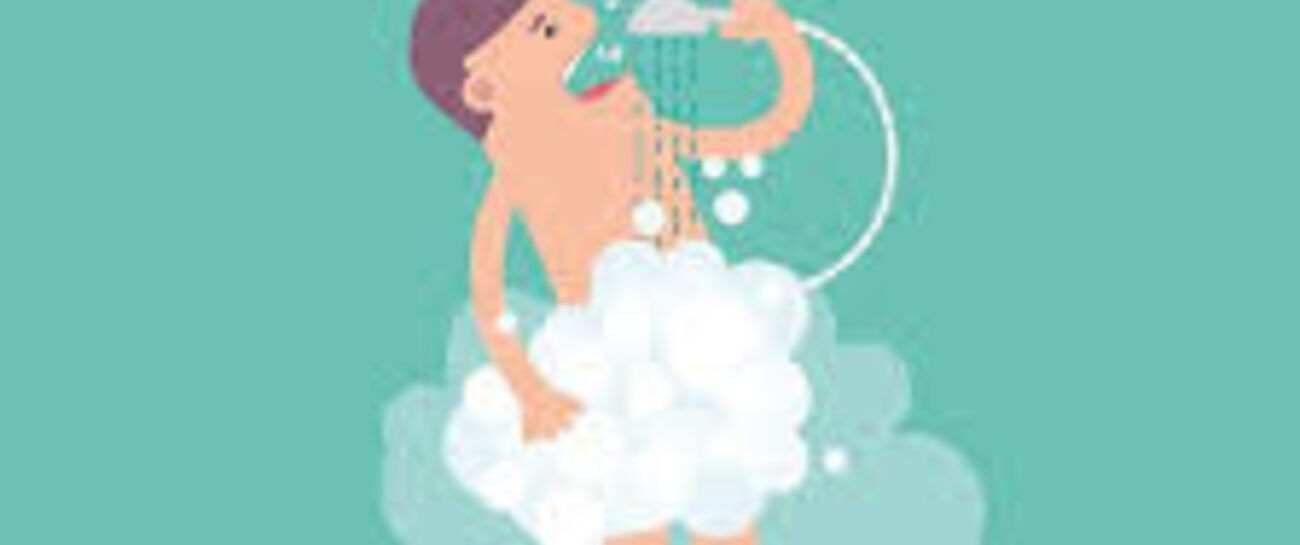 Luxuriating Showering On A Cold Winter Day