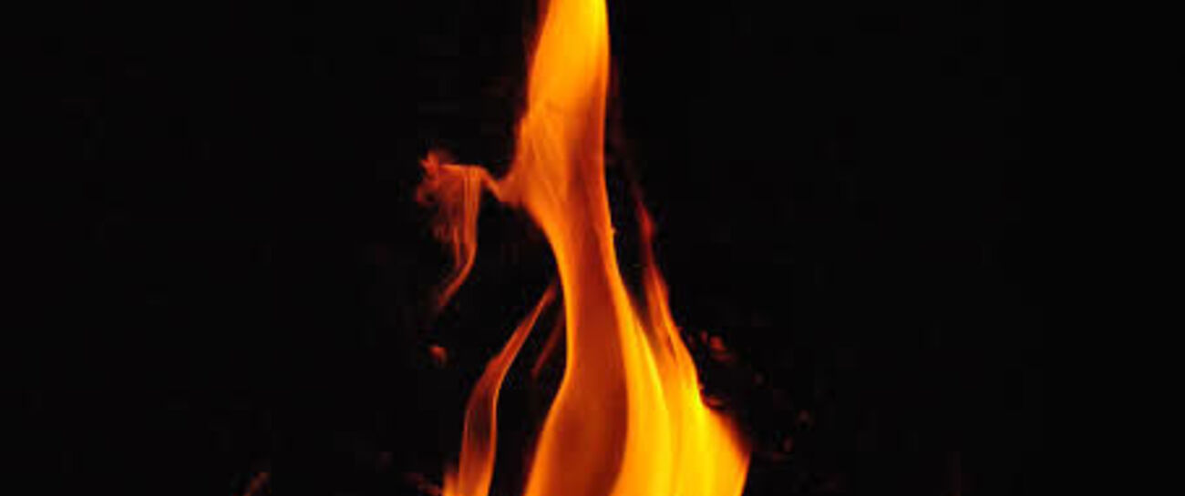 The unlit fire