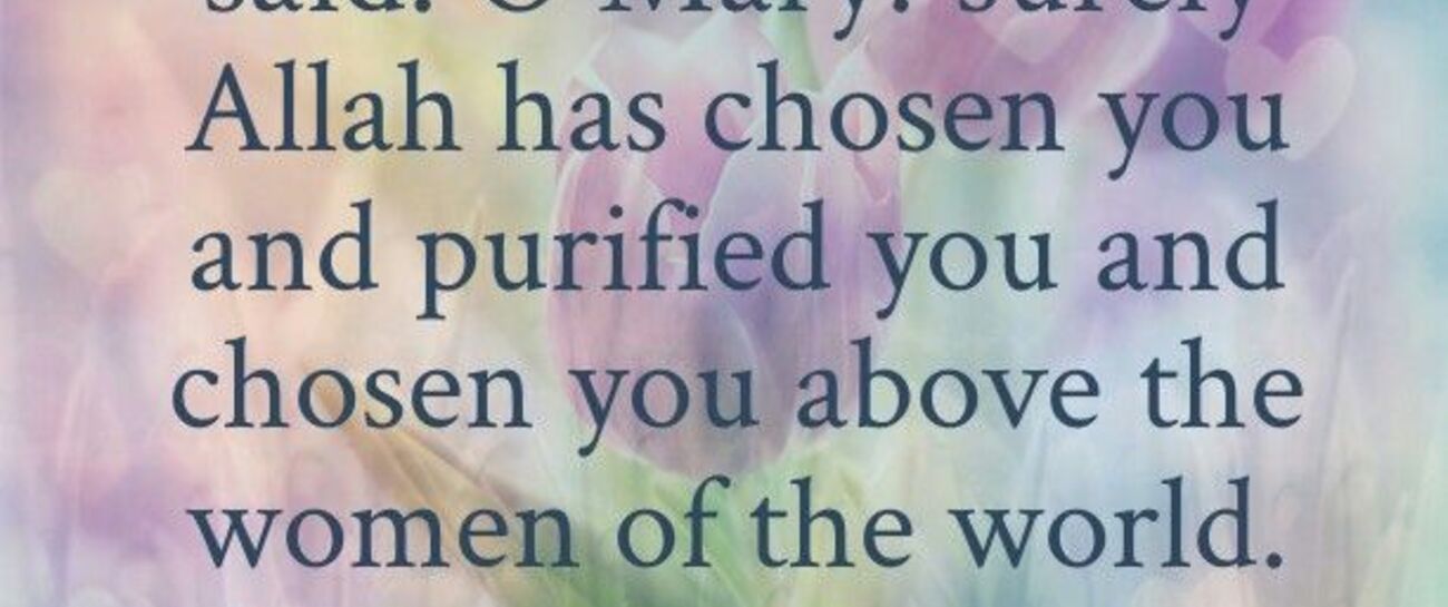 Mary (Miriam) in Islam