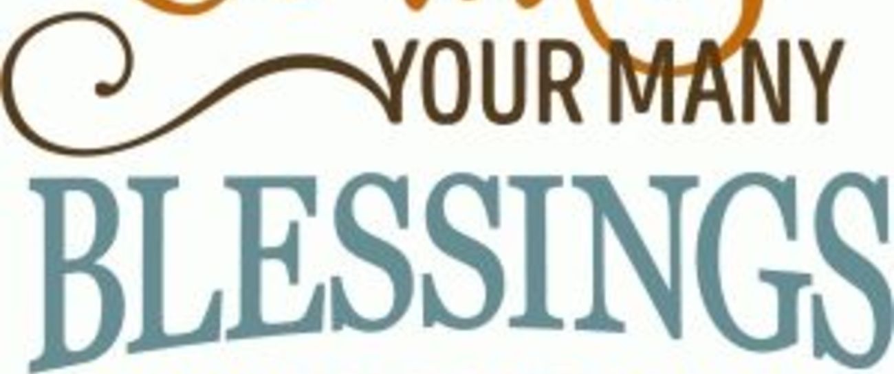 Count your many blessings