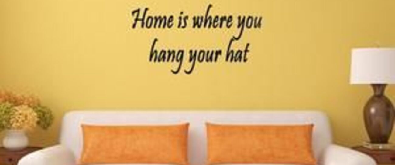 Home is where you hang your hat