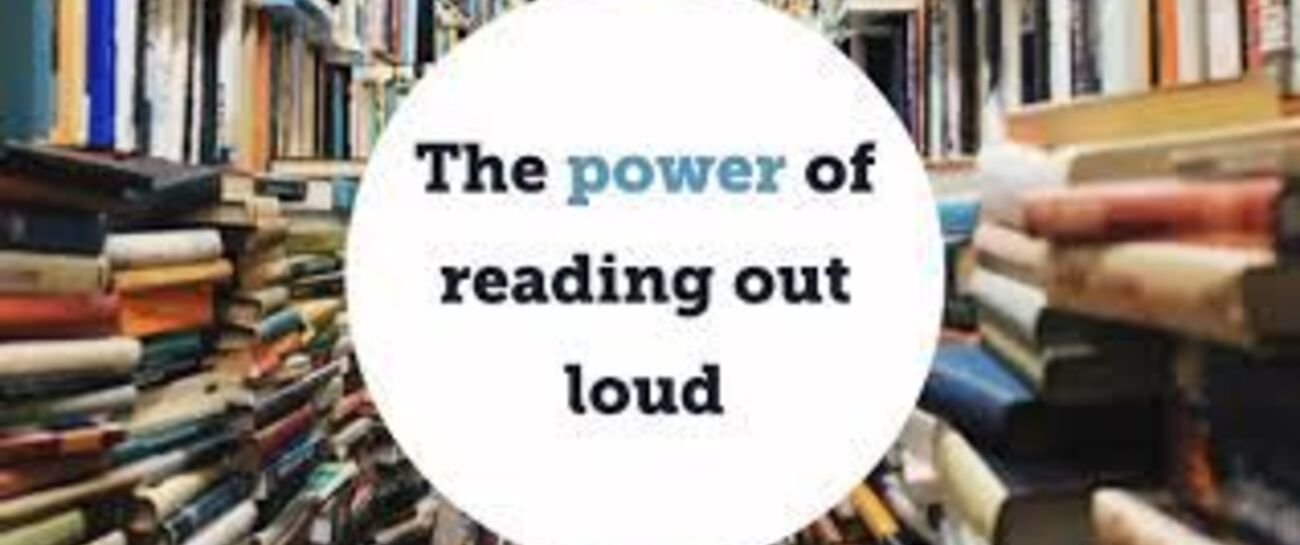 Reading out loud brings exaltation