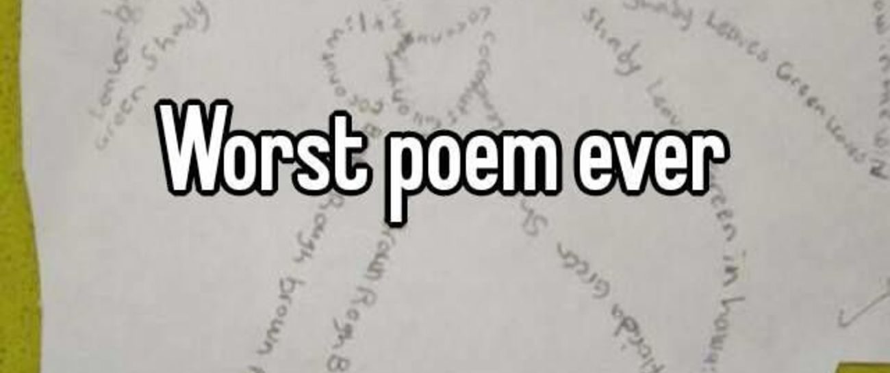 The Worst Poem Ever 🤣🤣🤣