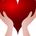 Holding 2 hearts