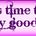 Time to say goodbye