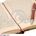 Book, an inscribing broom