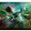 Large green abstract