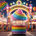 Colors of the Carnival: Cotton Candy Rainbow 